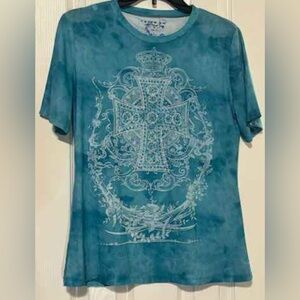 Blue Graphic Tee Size Large